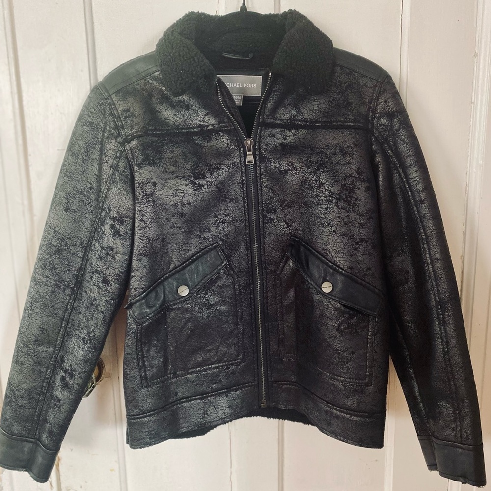 Michel Kors Faux Shearling Jacket
